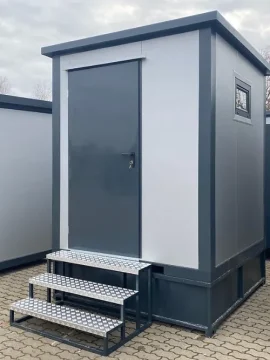 Contenedor sanitario WC Box con cabina doble