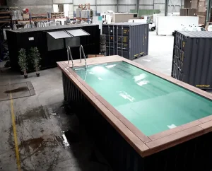 Contenedor de piscina de 20 pies