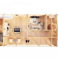 Casa de madera con tres dormitorios Holiday L / 96 m² / 18x7m /