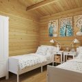 Garden log cabin "Granada" - inside view | G0386
